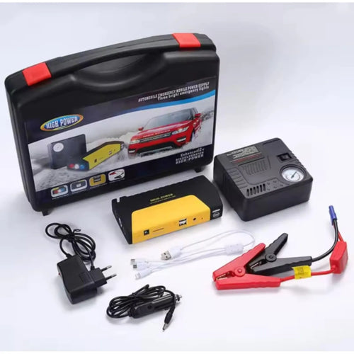 KIT DE EMERGENCIA  HIGH POWER: Arrancador + compresor + power bank